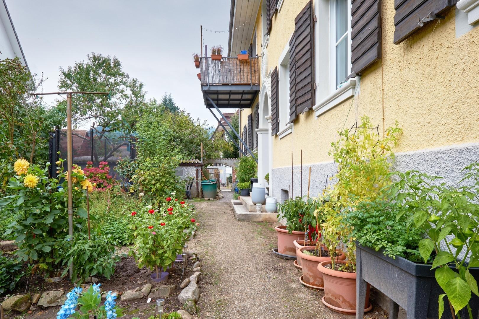 Hof mit Garten