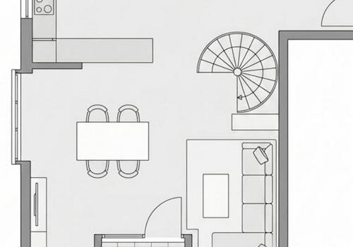 Grundriss untere Etage
