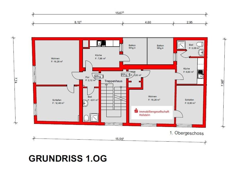 Grundriss 1.OG