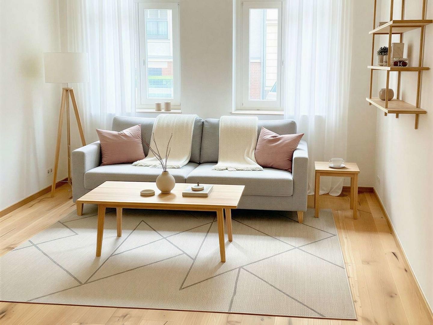 Möblierungsbeispiel Wohnzimmer