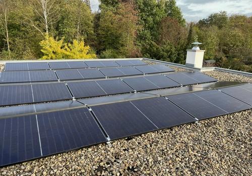 PV-Anlage auf Flachdach