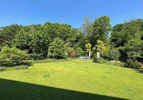 Blick vom Haus in den Garten 