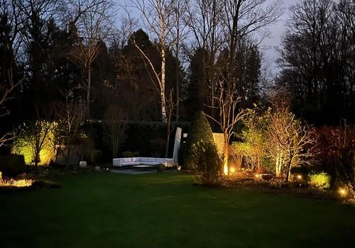 Garten, Blick in den Wald