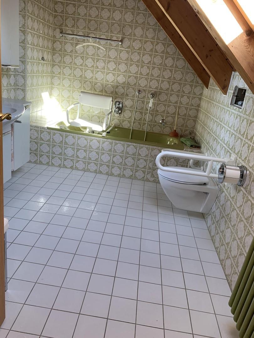 Vollbad im Obergeschoss