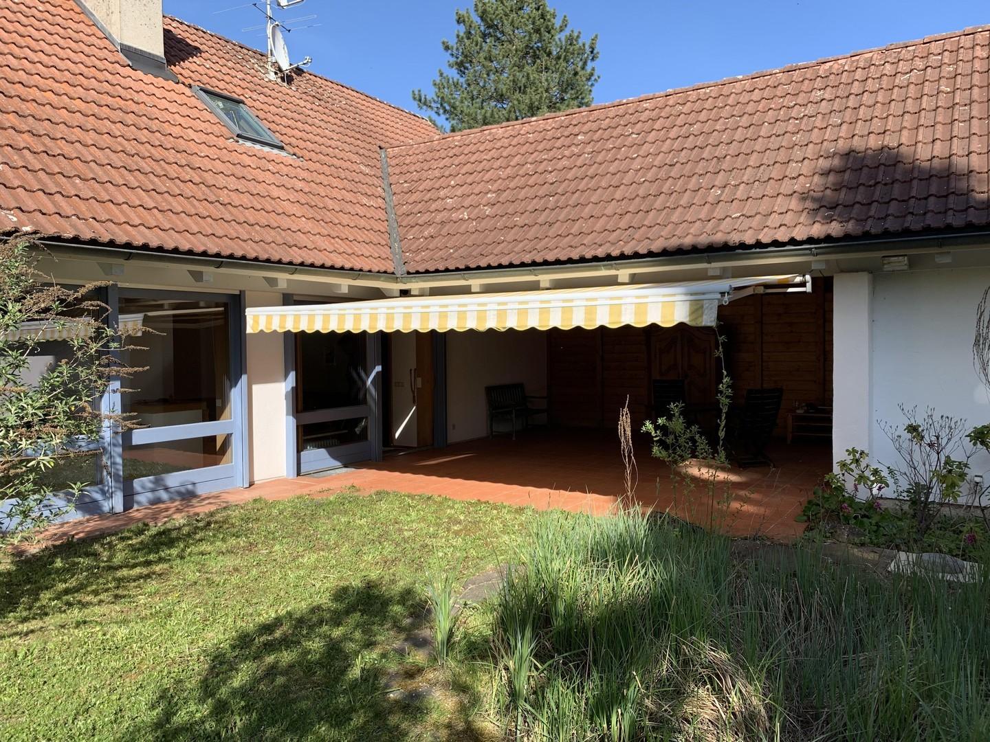 Blick auf Freisitz/Essbereich
