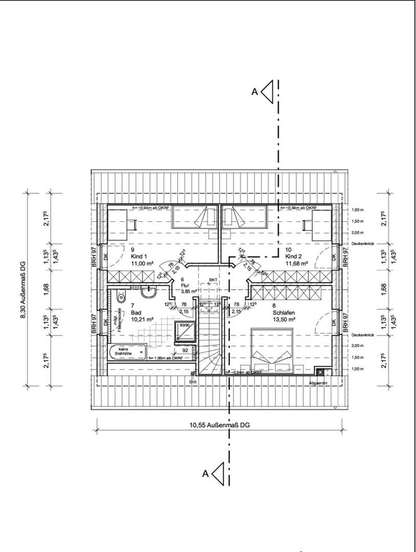 Grundriss Dachgeschoss