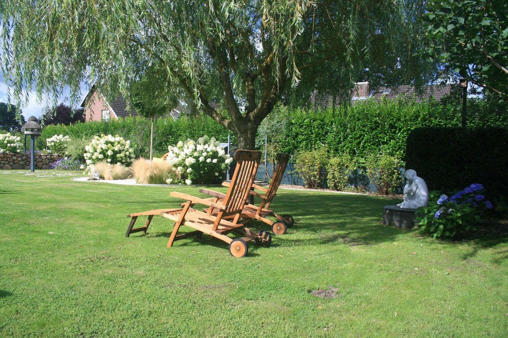 entspannt die Beine hochlegen