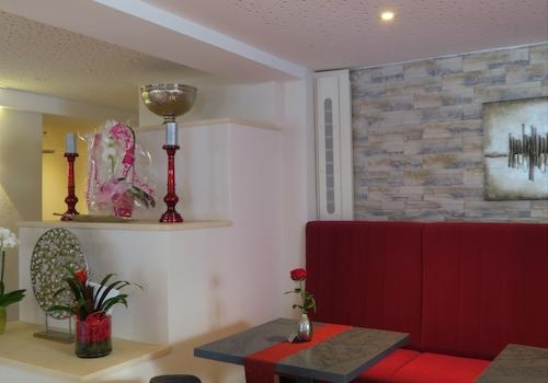 Eckbankgruppe in hinteren Bereich 