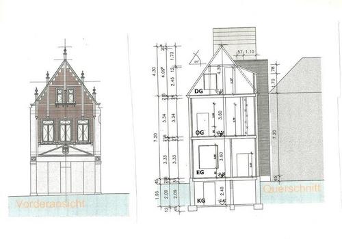 Gebäude-Schnitt