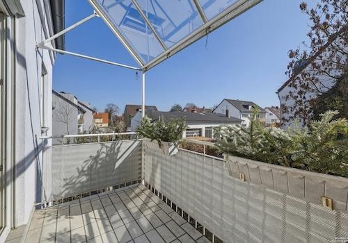 Blick vom Balkon nach Osten