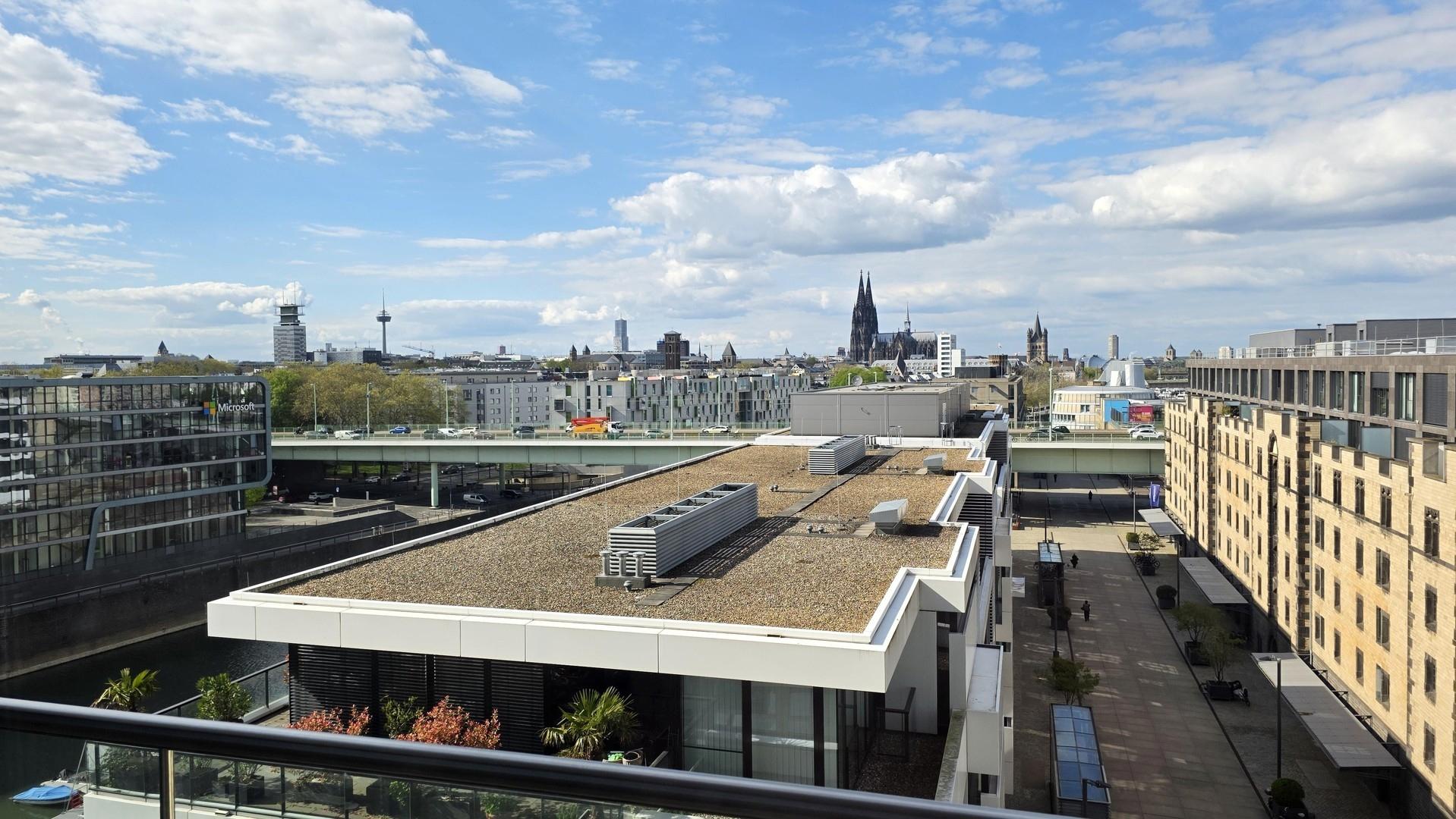 Blick vom Balkon Richtung DOM