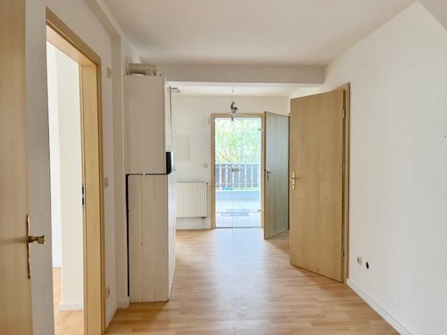 Korridor mit Gas-Therme