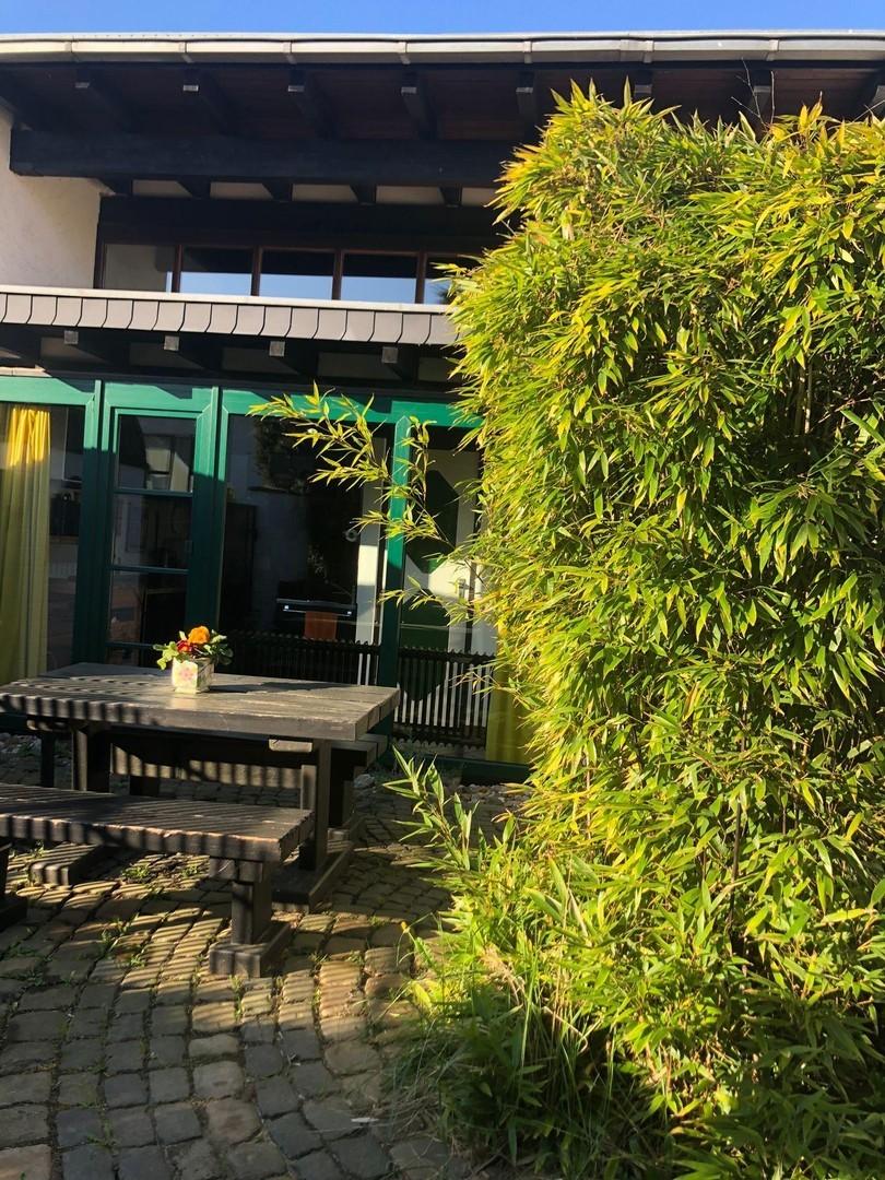 Teil des Patio