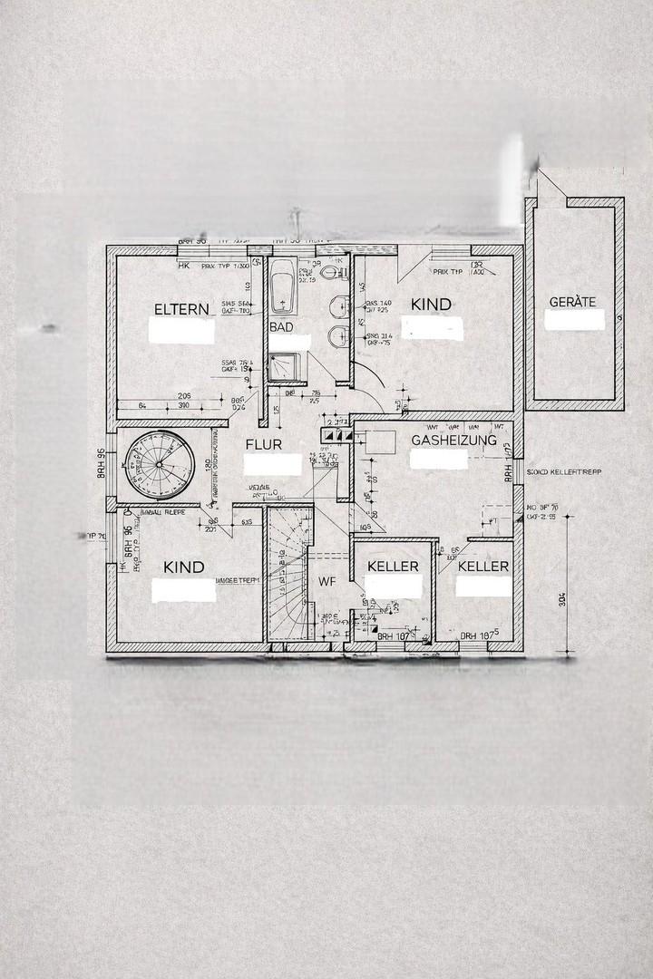 Grundriss Gartenebene