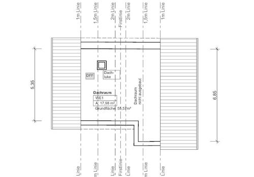 Grundriss Dachgeschoss