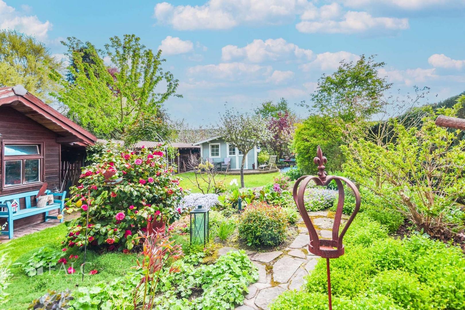 Blick auf den Garten