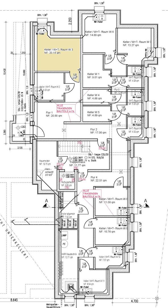Wohnung 3 Keller