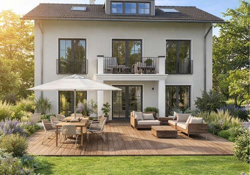 Vision des genehmigten Hauses