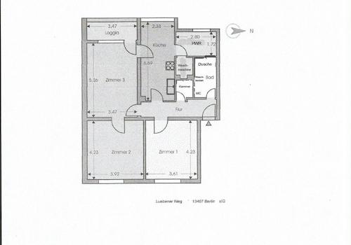 Grundriss nach Sanierung