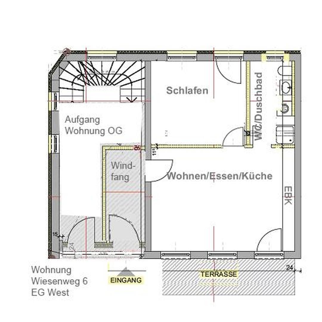 Grundriss EG Wohnung