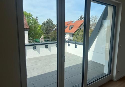 Ausblick Balkon