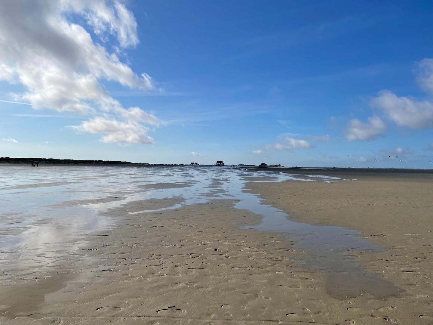 Der Strand von Ording ist nur wenige Minuten entfernt