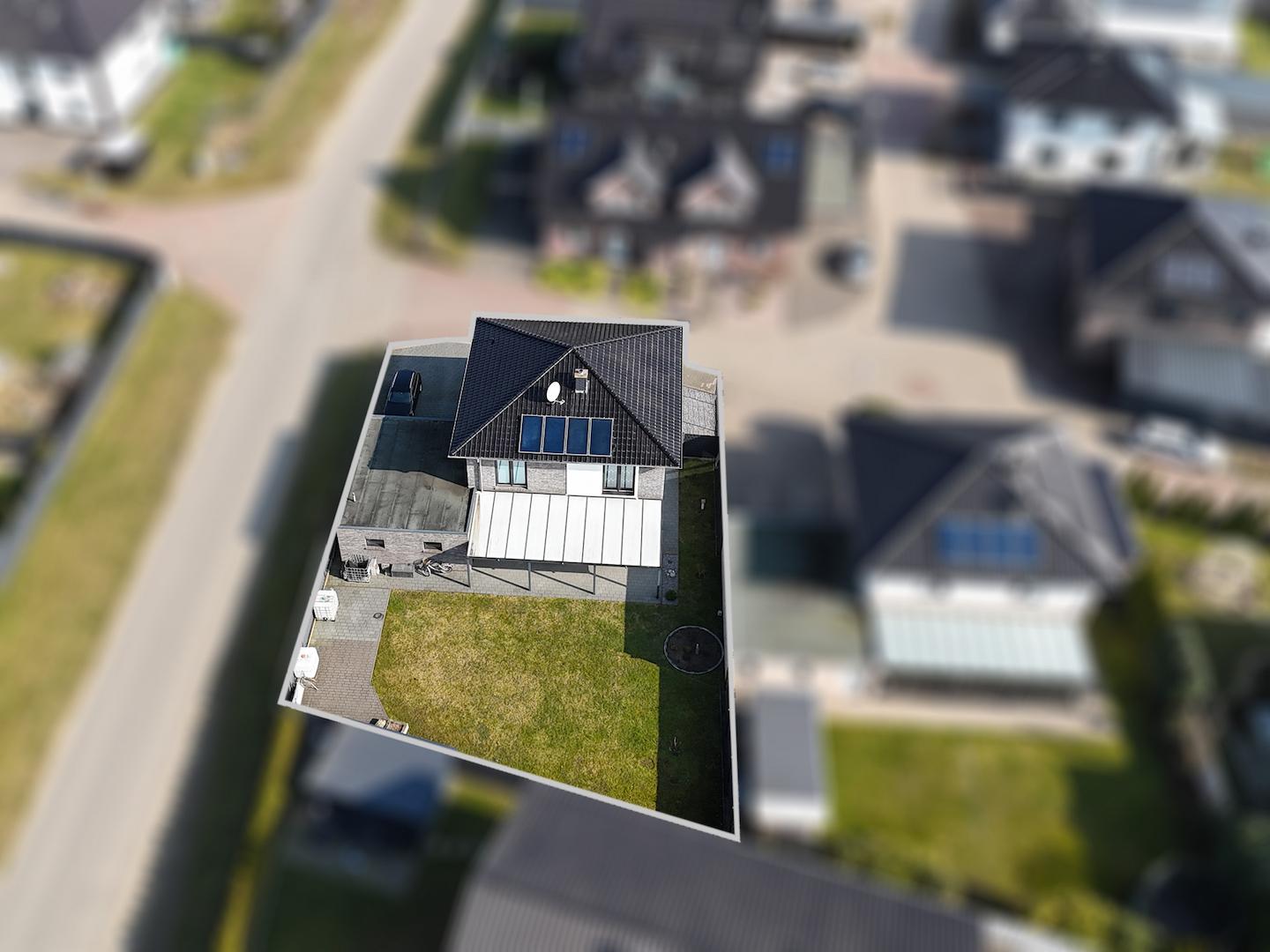 Vogelperspektive Garten