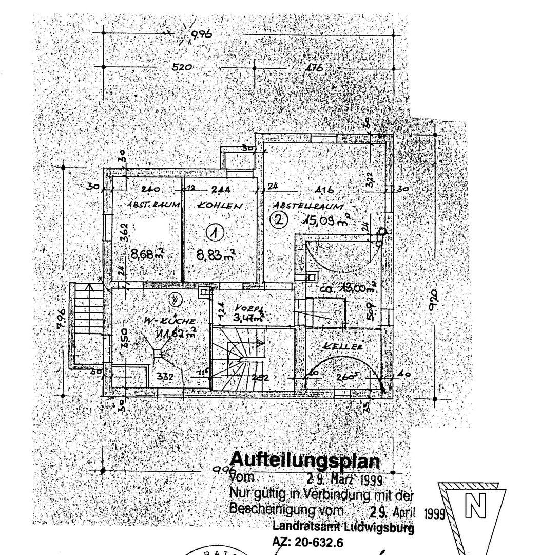 Grundriss Kellergeschoss
