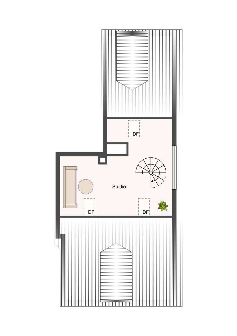 Obere Wohnebene