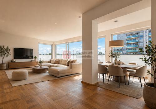 Wohn- und Essbereich - Virtual Staging