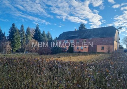 Blick vom Grundstück