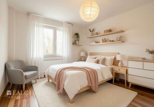 Schlafzimmer visualisiert