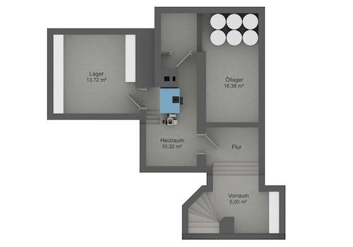 Kellergeschoss Grundriss