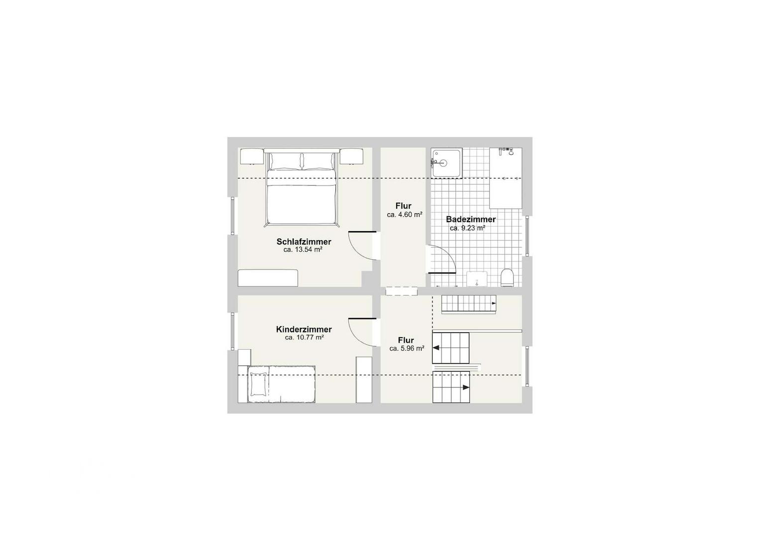 Grundriss Obergeschoss
