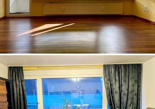EG Wohnzimmer mit Balkon und Markise