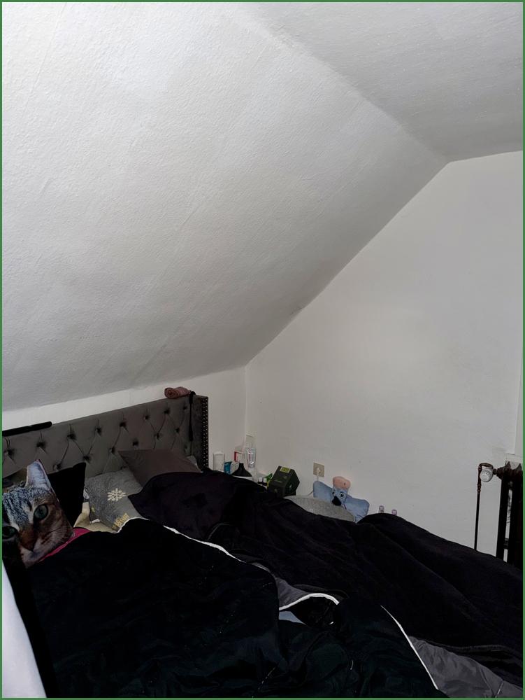 Schlafzimmer linke Seite in der Wohnung