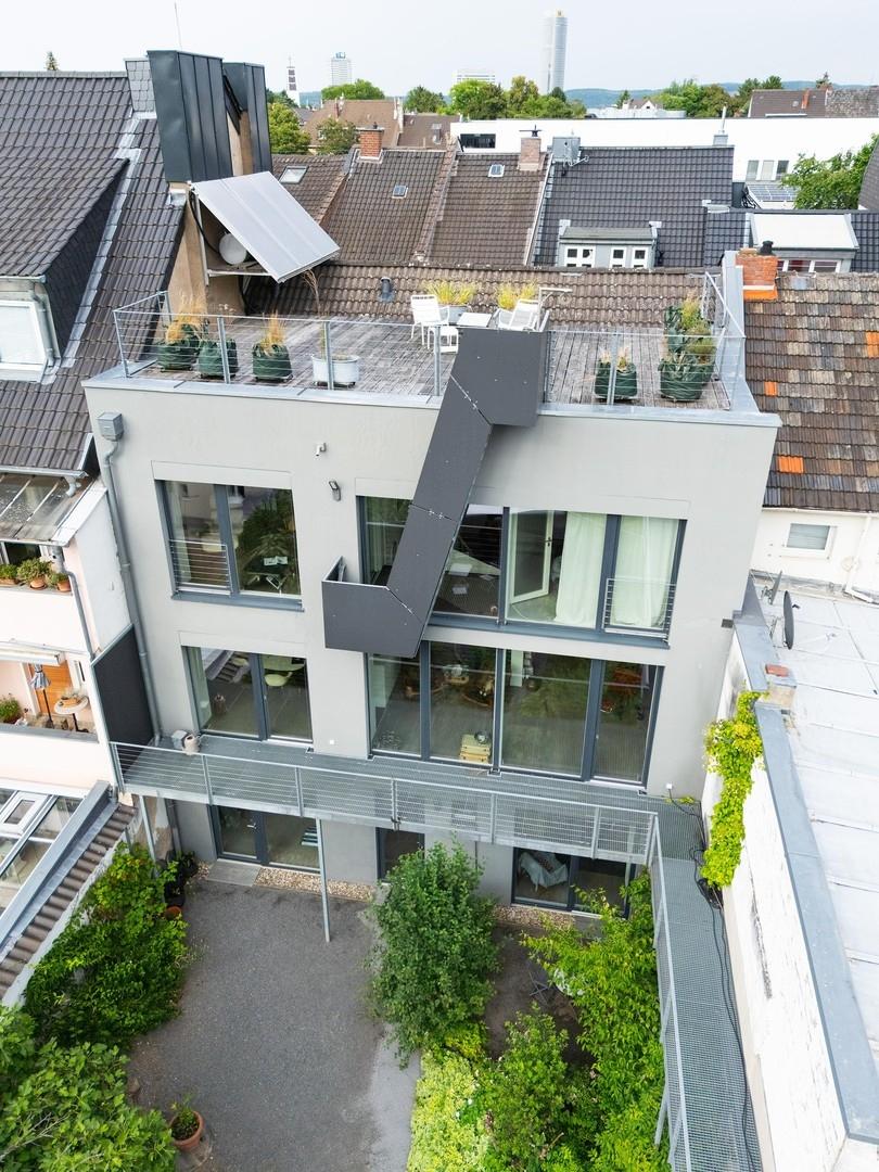 Fassade Innenhof+Dachterrasse