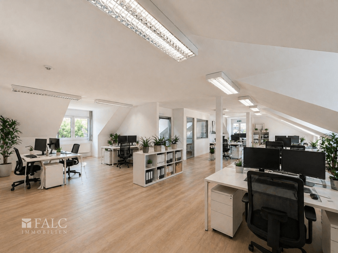 Visualisierungsvorschlag (Großraumbüro)