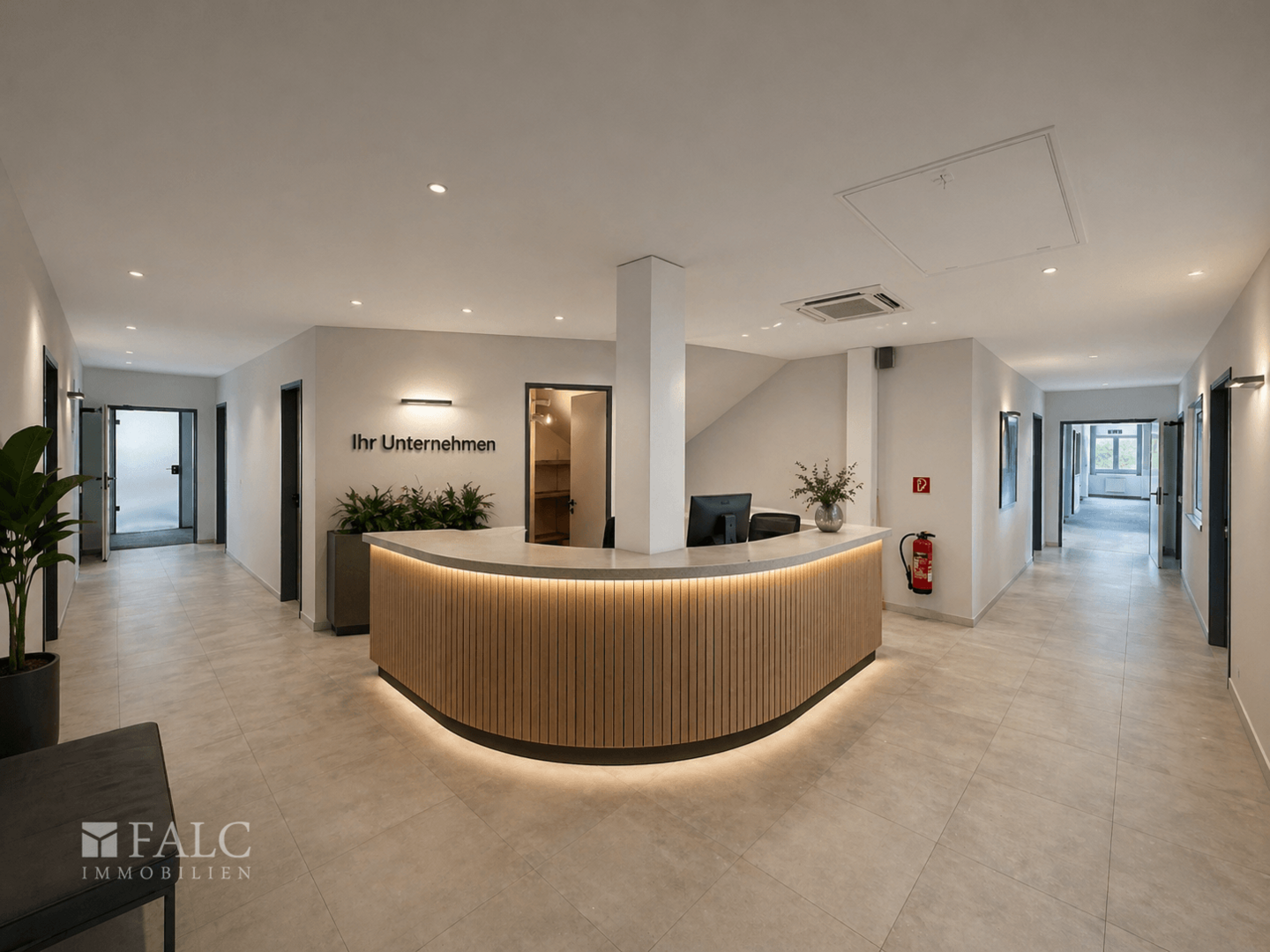 Visualisierungsvorschlag Empfangsbereich