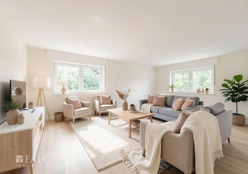 Wohnzimmer (digitales Staging)