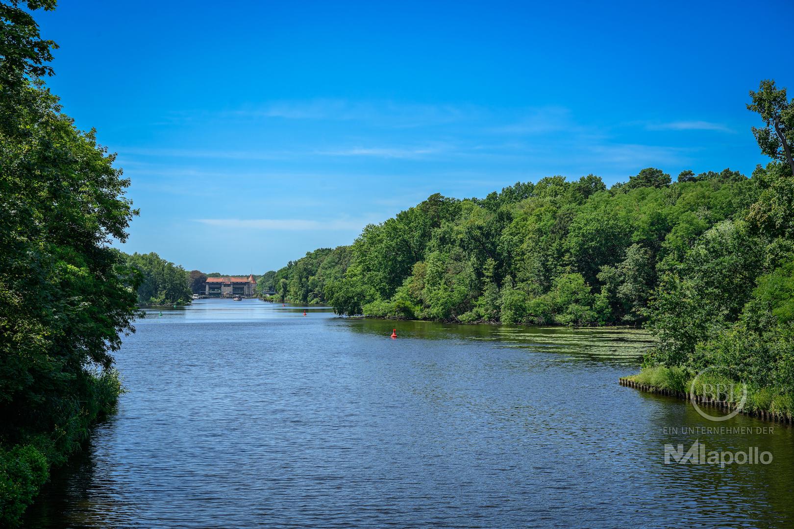 Teltowkanal_Blick zur Schleuse