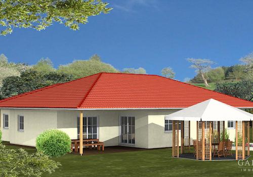 überdachte Terrasse