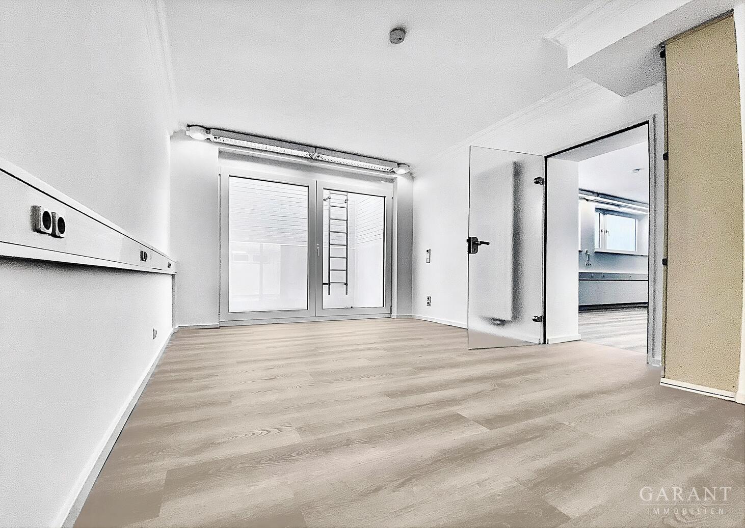 Büro 2 und Ausgang UG