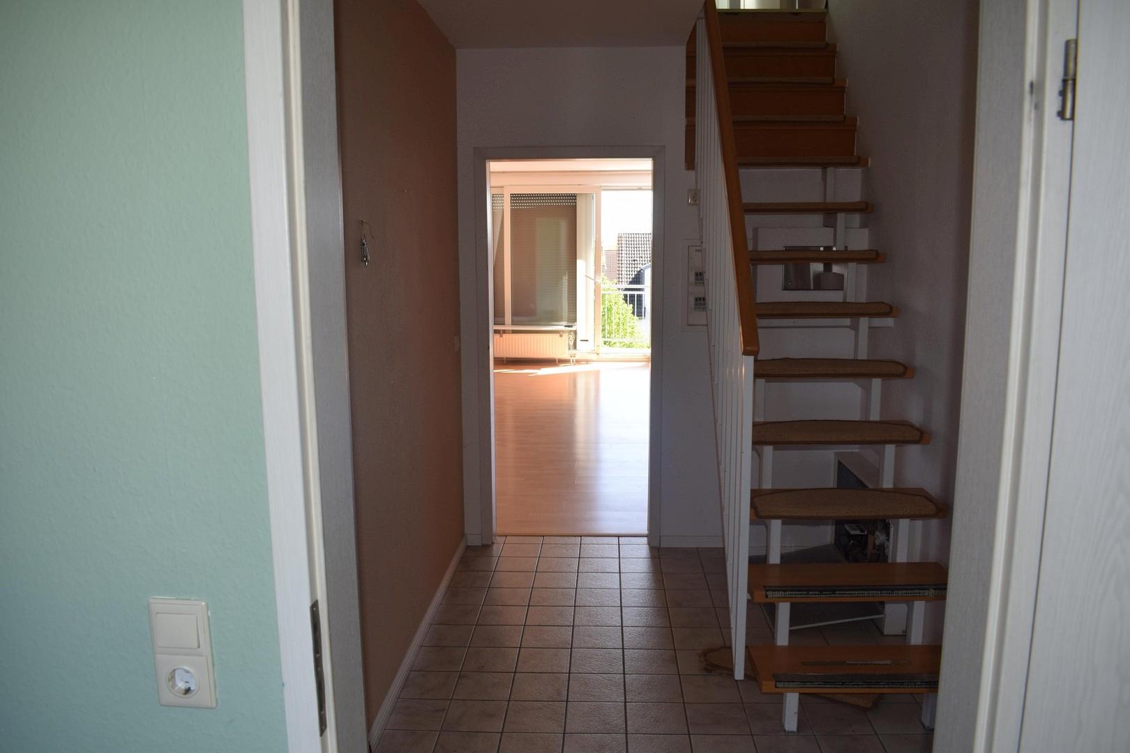 Treppenaufgang zum Dachstudio