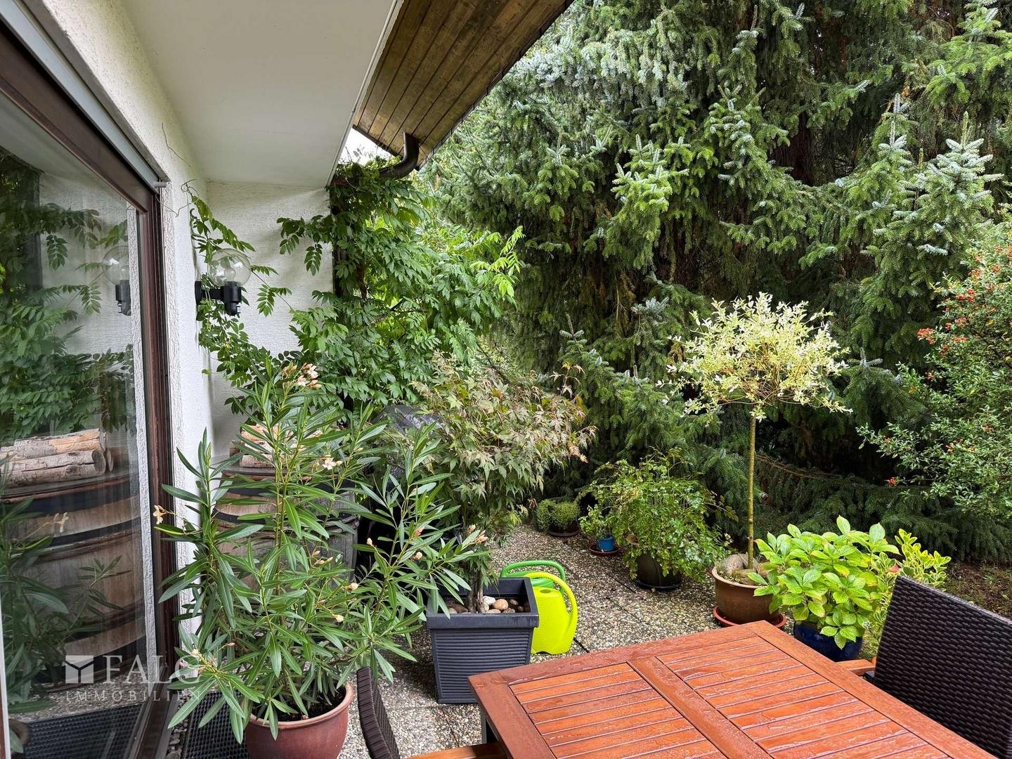 Blick in Garten