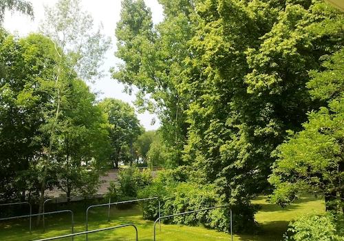 Blick vom Balkon
