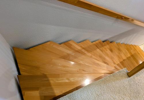 Treppen mit Parkettstufen