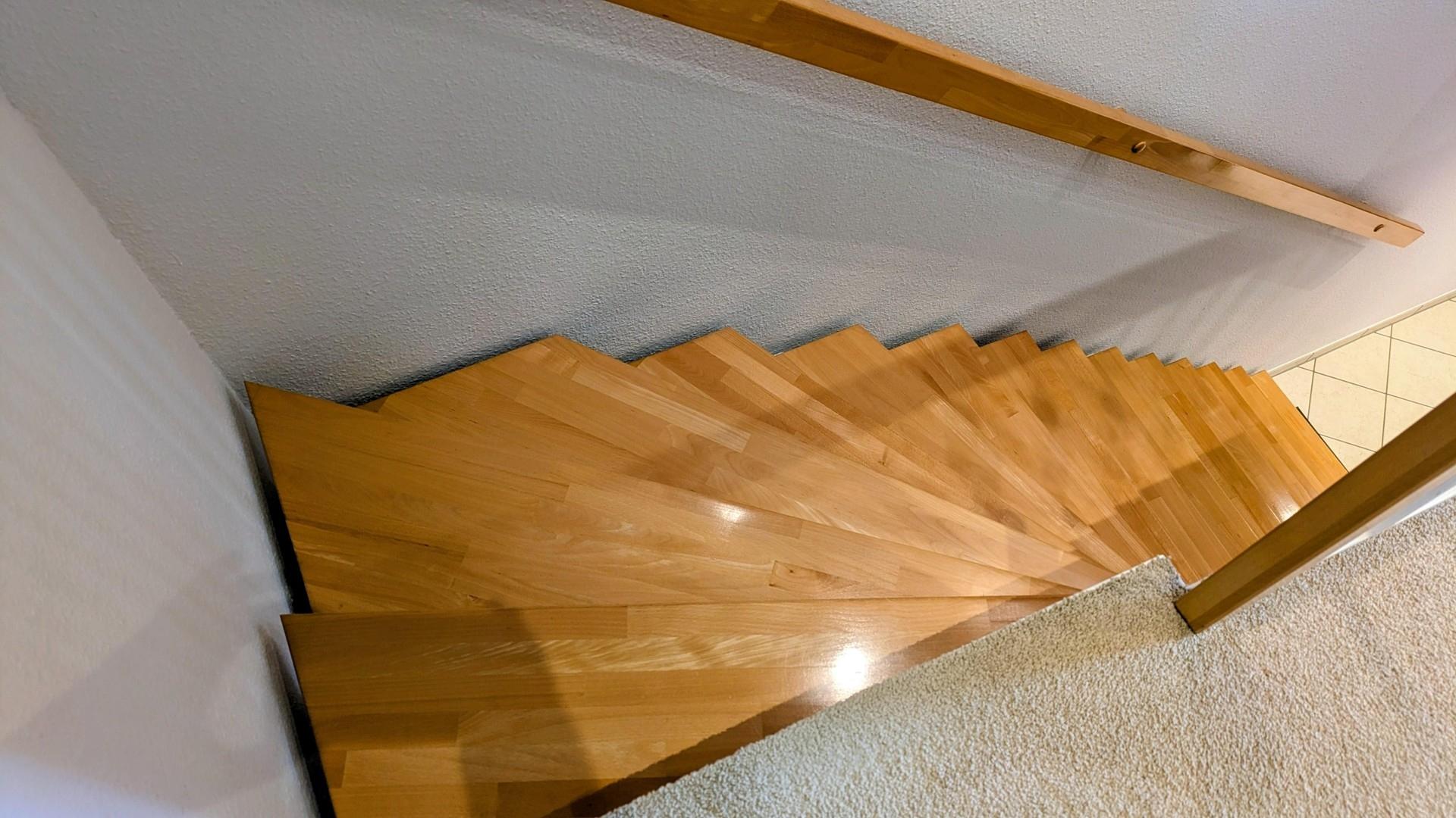 Treppen mit Parkettstufen