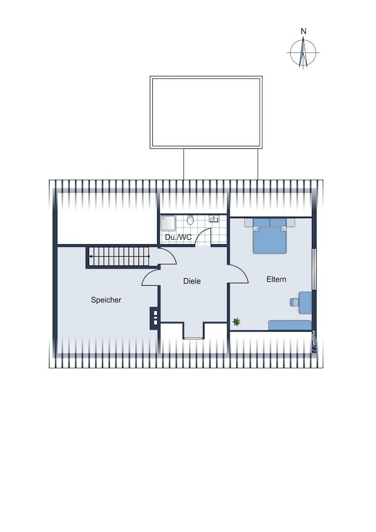 Grundriss Dachgeschoss