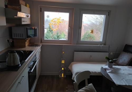 Küche mit Deisterblick